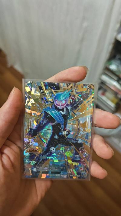 fourze街机卡的收集旅程还在继续，四仔流星抚子有一套新版搭配的四件套，单卖都挺贵的，也是在煤炉上面找到一个卖家便宜出单件，也总算是收集全了