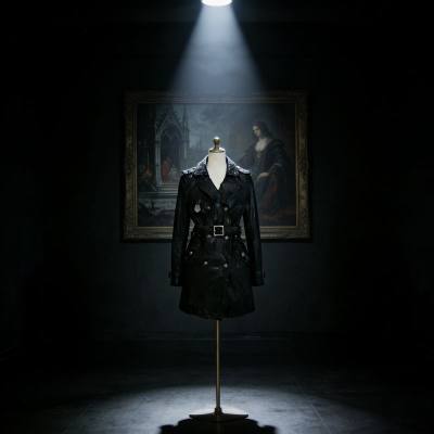 油蜡皮风衣分享