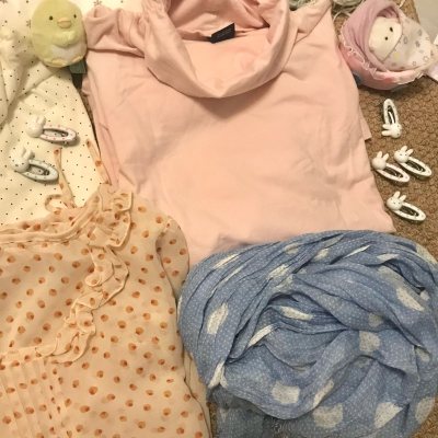 超级无敌巨可爱的波点围巾