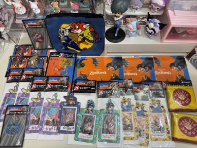 这次的《疯狂动物城》主题周边购物体验简直完美！从尼克和朱迪的刺绣笔袋，到各种徽章、卡套和钥匙扣，每一件都做工精致、细节满满，色彩还原度超高，完全戳中了我的喜好。卖家不仅包装得特别仔细，还贴心地用气泡袋保护了每一件小物件，收到的时候所有宝贝都完好无损。满满一桌子的周边...