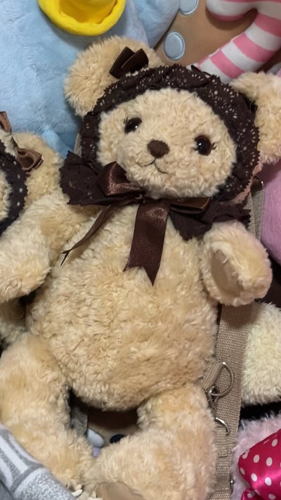 在挖煤姬淘兔熊真的太满意啦！下单流程简单，代拍很稳，打包特别用心，玩偶裹得严严实实完全没压变形。物流速度也很可，全程能追踪，漂洋过海安全到家，买毛绒真的超放心～