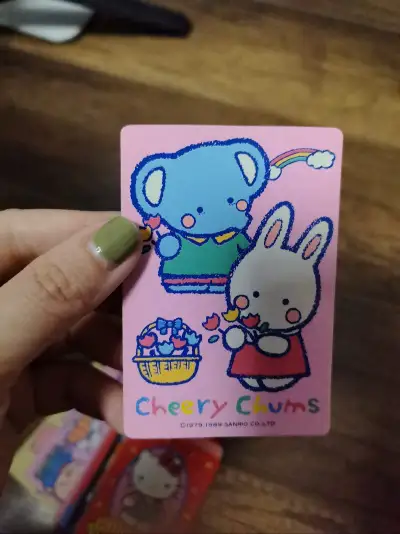 海淘Kitty这一箱小信封太好看了啦。中古昭和爱死了。樱桃兔的卡也是让很兴奋。激动。惊喜。非常好看的


