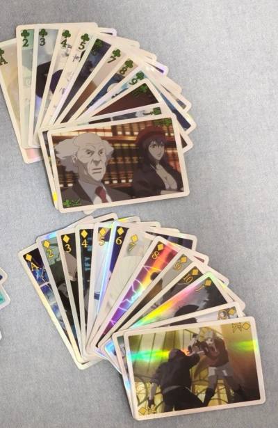 收到《攻壳机动队 SAC》的镭射扑克牌实物，真的被惊艳到了！每一张牌在光线下都折射出炫酷的虹彩光泽，草薙素子和攻壳车的图案细节刻画得非常精致，拿在手里质感十足，绝对是收藏级的周边好物。这次能以这么友好的价格顺利“下车”，必须给挖煤姬疯狂打call！作为资深切煤党，挖...收到《攻壳机动队 SAC》的镭射扑克牌实物，真的被惊艳到了！每一张牌在光线下都折射出炫酷的虹彩光泽，草薙素子和攻壳车的图案细节刻画得非常精致，拿在手里质感十足，绝对是收藏级的周边好物。这次能以这么友好的价格顺利“下车”，必须给挖煤姬疯狂打