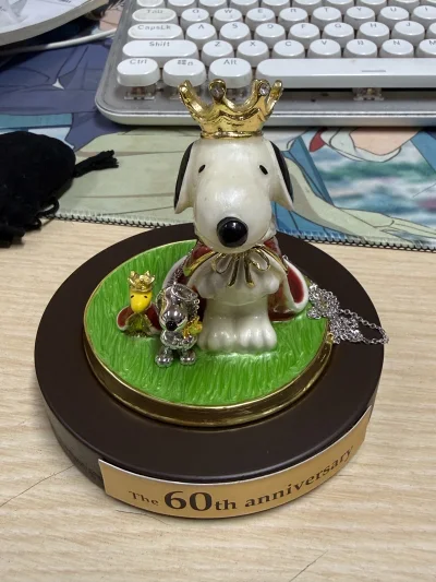 终于在挖煤姬淘到心仪的史努比项链盒！造型可爱又实用，成色很好，性价比绝了。平台操作简单，打包保护到位，运输速度比预期快，完美购物体验，推荐！