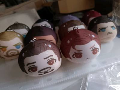 年前收到了挖煤姬的海运包裹～总体速度比我想的要快!这次切了复仇者联盟的沙包团子，非常非常可爱，好捏。收到之后包的很严实，周边安全到达。还使用了挖煤姬给的券，十分优惠，爱了爱了



