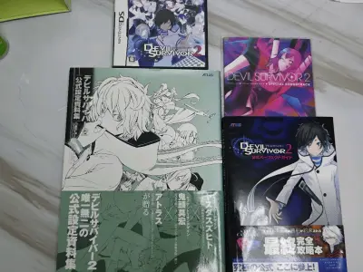 ?挖到宝啦！?
在挖煤姬日淘的NDS《恶魔幸存者2》太值了！不仅游戏本体成色超新，还附赠公式设定集、攻略书和原声CD，一套在手，游戏党狂喜！日淘选它靠谱度拉满～