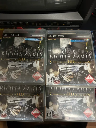 这次算是大丰收了，搞了4张安布雷拉历代记，成色相当不错，生化危机维罗妮卡双头版，生化危机2震动版，光碟基本是无痕，好收藏！



