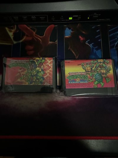 小时候的神作fc忍者神龟1和2，成色相当不错，价格更是历史冰点，然后就是fc双截龙3，人间兵器的正版，sfc双截龙和快打旋风2经典版本，全部成色优，正常使用！