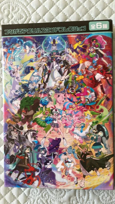 宝可梦 初音联名 pc pokmon center中心限量发售的特典立牌，全新未拆，共6种已经收集全，感谢挖煤姬代购