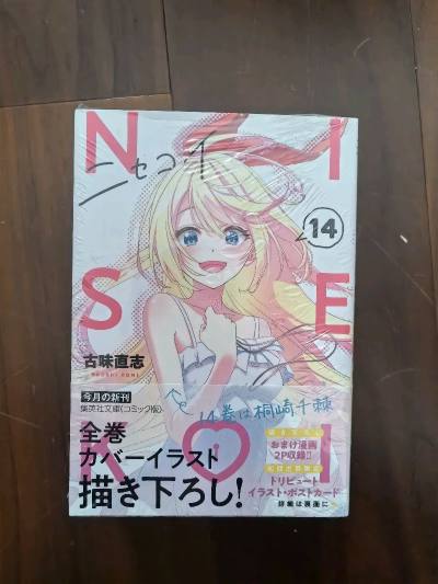 第五十六次挖煤，这次买了一套伪恋的漫画，未拆封所以比较珍贵，价格不便宜，所以就单独海运发了，放假前最后一天终于送达了，非常及时，非常满意！