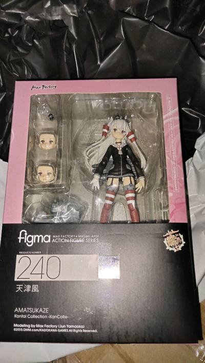 这回在mandarake购入了天津风的figma，价格实惠，配件齐全，发货很及时，挖煤姬的包装一如既往的好，非常满意