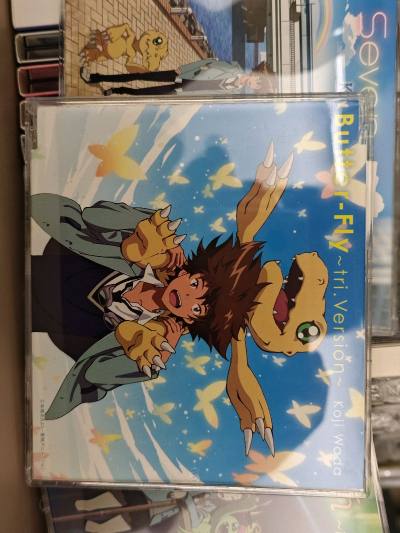 这次买到了几张数码宝贝的CD，也是些经典曲目，东西有点多用了海运，挖煤姬打包的很好，虽然被海关查验了但很幸运没被税。