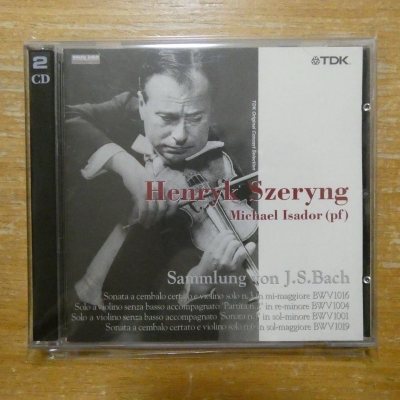 TDK 首发版本 发烧录音！巴赫 小提琴奏鸣曲 无伴奏小提琴组曲 谢林 东京现场 日首版2CD 发烧现场录音，大师级演绎名盘，绝佳的欣赏体验，音质极好，现场感十足，身临其境，日首高价版。


