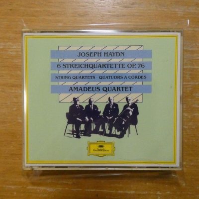 企鹅三星推荐，海顿《六首弦乐四重奏》作品号OP. 76（艾尔道迪）海顿作为交响乐和弦乐四重奏之父，他创作的弦乐四重奏对于这种音乐形式发展的重要性超越了交响曲的成就！而本辑2CD包含75-80号四重奏是全部80首四重奏中的精华！