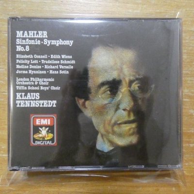 马勒第八交响曲 千人 企鹅三星名盘 指挥：滕斯泰特／伦敦爱乐乐团／蒂费学校童声合唱团／名曲名演名录 大天使西德首版 2CD

