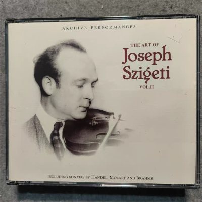 Biddulph Szigeti西盖蒂的艺术 巴赫 亨德尔 帕格尼尼 巴托克等 2CD英国首版。
难得的录音档案。