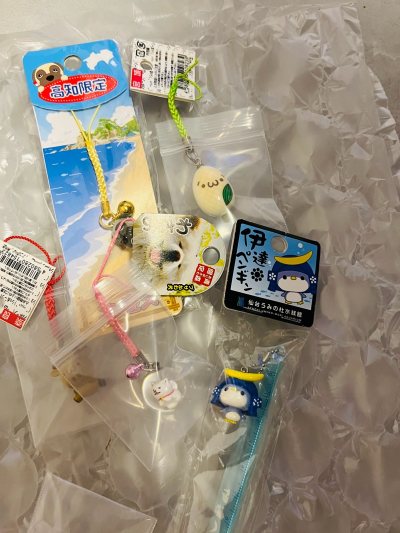 年前扫的好物在开工前一天收到啦，真的太可爱了，超喜欢的，不枉费我费心一个个的抢，就是物流时间上计算错了，忘记海关放假，耽误不少的时间，不过顺利收货还是很开心的！