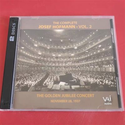VAI:公司出品，JOSEF HOFFMANN《霍夫曼钢琴全录音》2CD第2卷，美版。 经典现场，厚盒首版。


