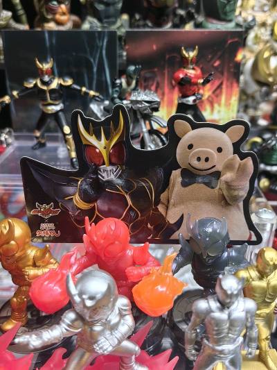 蹲了好几个月的日拍，终于淘到品相不错的升华泰坦形态。中古魂限定虽然盒子有点压，但本体完美。对比国内倒爷价，走乐天加转运确实省了一半。就是空我素体把玩要小心，皮套关节紧，掰的时候手心冒汗。漂洋过海等两周，拆盒那刻一切都值了。