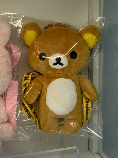 挖到宝！轻松熊斜挎包太可爱了?