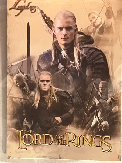 最近又忍不住切了一份来自《指环王》Legolas的古早明信片周边，发货、运输都很神速，周边到手也没有什么问题