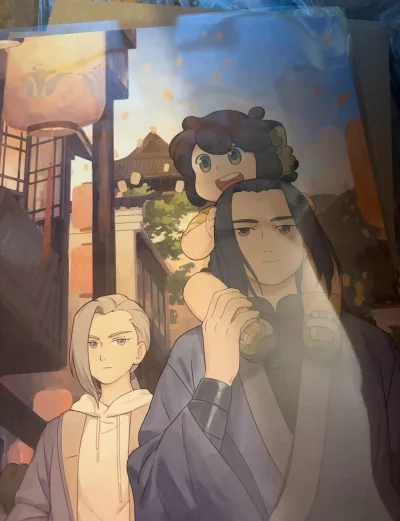 最近罗小黑战记热映，很羡慕日本的观影周边，很幸运淘到几个，金门真的太萌啦！这次邮寄用的是竹蜻蜓，过年也没有休息，很快就拿到了，开心！