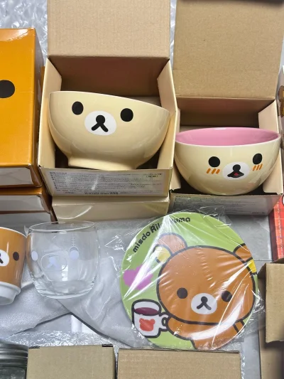 这次买了一些可爱的餐具，里面的轻松熊的碗太可爱啦，挖煤姬真的很好用，挖煤姬是一个专业的代切平台，汇率低，还可以一键翻译中文，平时也会给免手续费的券，还有折扣的券，切下来还是很划算的！感谢挖煤姬打包人员，打包时给了非常多的气泡膜，我买的易碎品都安全到家了，会继续使用挖...这次买了一些可爱的餐具，里面的轻松熊的碗太可爱啦，挖煤姬真的很好用，挖煤姬是一个专业的代切平台，汇率低，还可以一键翻译中文，平时也会给免手续费的券，还有折扣的券，切下来还是很划算的！感谢挖煤姬打包人员，打包时给了非常多的气泡膜，我买的易碎