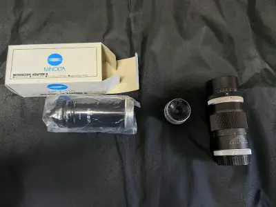 这次在挖煤姬淘到的美能达镜头，到手品相远超预期。镜片通透无霉雾，对焦阻尼均匀，光圈叶片干净利落，包装扎实稳妥，物流也比预想的快，海淘老镜的快乐又回来了！?