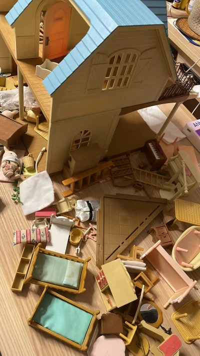 上海今天下了一天的雨，我冒雨去了驿站拿到了这191单里最曲折的快递。好在也算是顺利拿到了，没啥问题，这个房子前任卖家保护的还不错，配件基本齐全，还配了许多零零散散的东西，铺满一桌子，也是性价比很高了。