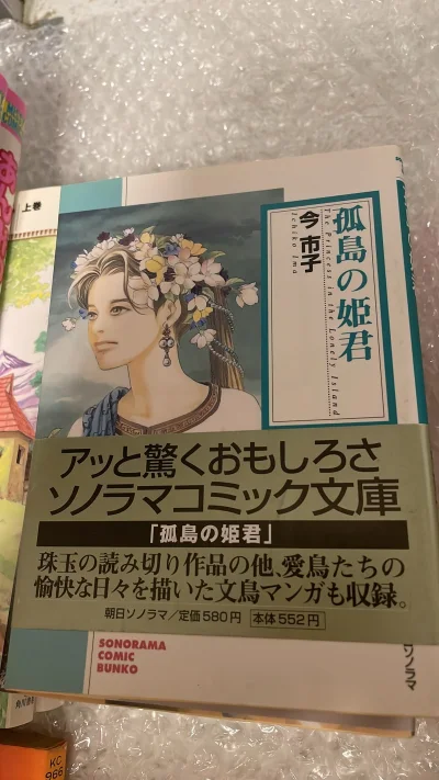 这次买的也是漫画，而且也都是今日子的老漫画，非常新，被前任卖家保护的挺好。今日子画的都是又感动又玄幻的内容，本来还想买她那套最出名的漫画，但感觉没有完结，所以只能再等一段时间再说。