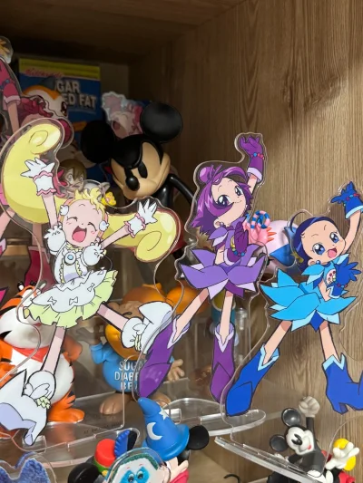 在某书种草的立牌，国内买太贵，后来在挖煤姬入手了一套平均一个才50！非常白菜，而且立牌非常大个质量也很好，非常划算！！