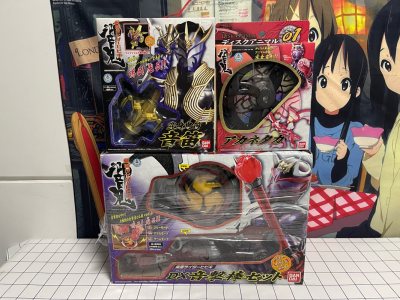 本批到货的是假面骑士响鬼腰带，是2005年发售的dx版本，我比较喜欢收集dx系列所以在雅虎日拍上蹲到了一套，东西非常的不错，挖煤姬的打包服务也非常完美，非常感谢挖煤姬让我圆梦！