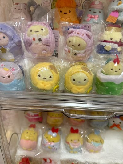 这次主要买了角落生物毛绒 蹲到了贵货樱桃炸虾和炸鱼组合 猫咪蛋糕系列 玉米圆子 走了竹蜻蜓plus 一个月收到啦 包装完好没有损坏