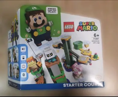 乐高71387 路易吉冒险，乐高马里奥系列。
品质:全新未拆，是乐高马里奥系列中的入门套，带一个路易吉感应器个和一个场景关卡。
运输:完全没问题，盒况完好，又增加了乐高马里奥套的产品
