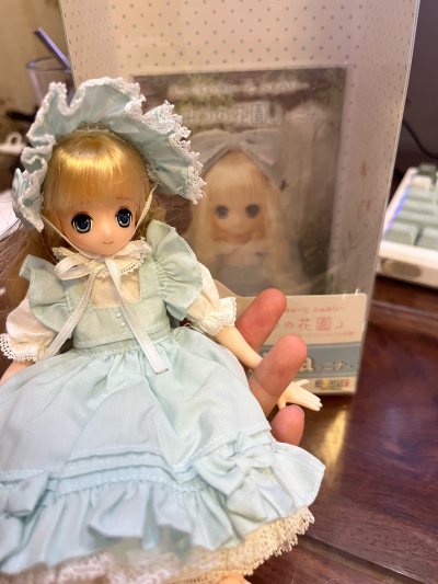 日拍买azone安全下岸！走的包税线十天左右就到了，运费八十多，比国内价格便宜个一两百，包装的很不错但盒子有一点开裂还可以接受！妮娜小宝宝太萌啦！