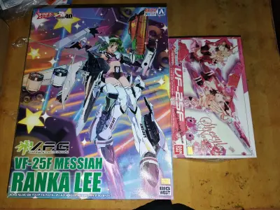 这次呢还是通过挖煤姬在日拍上蹲到了这青岛社的v.f.g机娘和万代早年的雪莉露痛机，都是好东西！还是用竹蜻蜓运输，到手后发现这次箱子非常大，非常厚，填充的也很多，箱子八角尖尖，东西都完好的，下次继续！