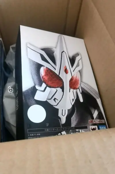 这次买的是假面骑士OOO真骨雕系列里的重力联组，
依旧选择ems，时效快，下单速度秒切，新箱宝打包给力。