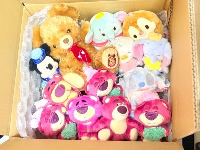 又是一期草莓熊开箱分享！这次开箱同时还有一些其他的ip，史迪仔呀、大学熊呀、奇奇蒂蒂呀、小飞象呀、米奇呀、还有鸭鸭。熊熊就更不用说啦！都是新系列可可爱爱！期待下一次开箱！