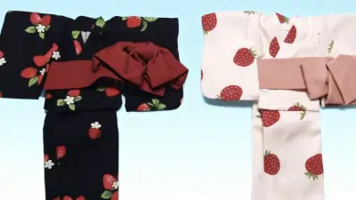 老师的手作和服好好看 腰带非常有特色 色彩搭配十分协调 黑色配酒红腰带 白色配粉腰带 很漂亮很喜欢??


