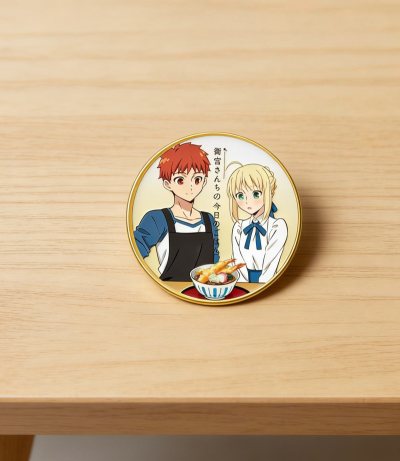 入手的这款卫宫士郎与Saber吧唧，体验感直接拉满！标注二手却几乎无使用痕迹，图案印刷清晰细腻，色彩还原度超高，边缘光滑无掉漆。包装得格外严实，有效避免了运输磕碰，加上优惠券抵扣后性价比突出，物流流转也很顺畅，作为Fate系列的老粉，能收到品相这么好的周边真的超满足...入手的这款卫宫士郎与Saber吧唧，体验感直接拉满！标注二手却几乎无使用痕迹，图案印刷清晰细腻，色彩还原度超高，边缘光滑无掉漆。包装得格外严实，有效避免了运输磕碰，加上优惠券抵扣后性价比突出，物流流转也很顺畅，作为Fate系列的老粉，能收