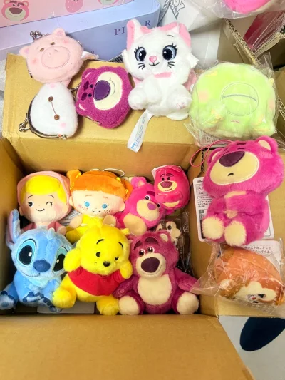 耶耶耶呀～太好看了吧毛孩子！这次有mini绒绒零钱包系列！还有可爱的玛丽猫！甜梦的大眼仔！还有史迪仔和噗噗！超可爱的蛋蛋奇奇蒂蒂！开熏开熏！期待下一次开箱！