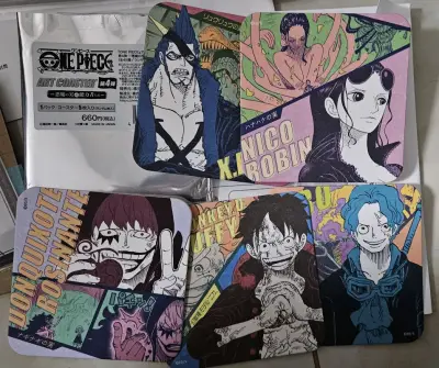 五张里边三个想要的，还挺好价，比xy便宜不少，立马切了！第一次用挖煤姬切，很方便，小白完全无障碍切煤，免手续费券抵了200日元手续费。yhm打包挺好，没有运损！杯垫背面也没有瑕疵，nice。