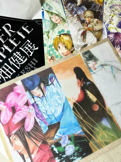 终于买到了梦情…很貌美的春夏秋冬?好喜欢这四个柄图 彩图sai完全是天仙…小畑健画工也是超神特别好的原画制品