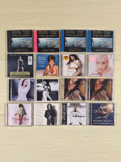 大家好呀，我又来与你们分享我新到货的唱片了。
这一次到货的唱片走的是海运，从年前到年后，经历了30天差不多的样子。这一次一共有16张唱片，其中有4张是一模一样的美版宣传单曲。来自于玛丽亚凯莉和惠特尼休斯顿合唱的when you believe。为什么买了4张呢？因为...大家好呀，我又来与你们分享我新到货的唱片了。
这一次到货的唱片走的是海运，从年前到年后，经历了30天差不多的样子。这一次一共有16张唱片，其中有4张是一模一样的美版宣传单曲。来自于玛丽亚凯莉和惠特尼休斯顿合唱的when you belie