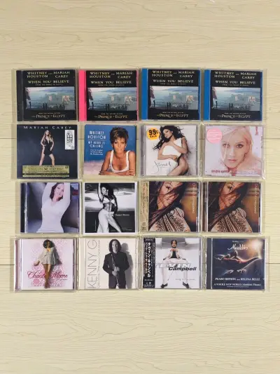 大家好呀，我又来与你们分享我新到货的唱片了。
这一次到货的唱片走的是海运，从年前到年后，经历了30天差不多的样子。这一次一共有16张唱片，其中有4张是一模一样的美版宣传单曲。来自于玛丽亚凯莉和惠特尼休斯顿合唱的when you believe。为什么买了4张呢？因为...大家好呀，我又来与你们分享我新到货的唱片了。
这一次到货的唱片走的是海运，从年前到年后，经历了30天差不多的样子。这一次一共有16张唱片，其中有4张是一模一样的美版宣传单曲。来自于玛丽亚凯莉和惠特尼休斯顿合唱的when you belie