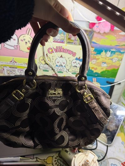 很喜欢的coach包，包包和商家描述一致，包包保存得很好状态很好呀，在煤炉很放心很便捷，下次还会购买的