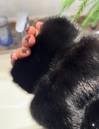 挖煤姬安全下车！皮草质感绝了，毛顺光泽好，成色超新，包装严实无破损，物流给力，日淘太香！中古貂太惊喜！毛质厚实柔软，皮板完好，和图片一致，挖煤姬体验满分！