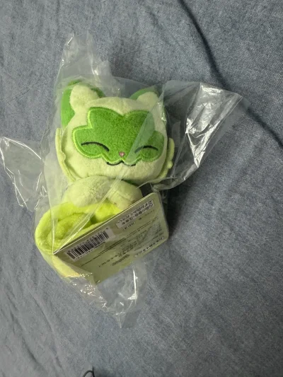 新叶喵趴趴肩膀到手已经很久了，这次分享出来，到手的时候检查了一遍，包装吊牌都没有问题，说明挖煤姬的包装做的到位，到手很爱惜，不舍得拆袋。