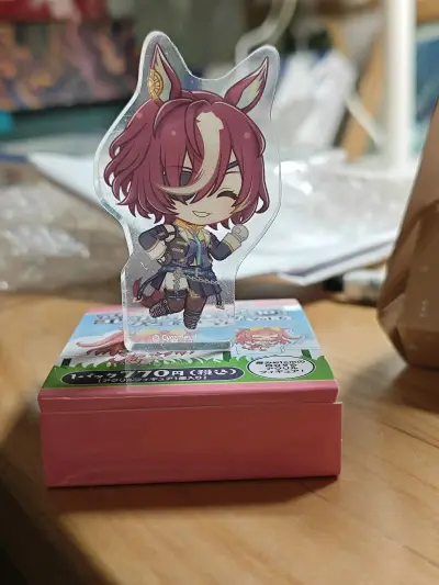 不知道是不是我推暗中保佑，以至于这个比较大的粒牌还是被我成功买下了（欢喜的舞蹈）

这下以后可以带出门的周边又增加了好耶（撒花）