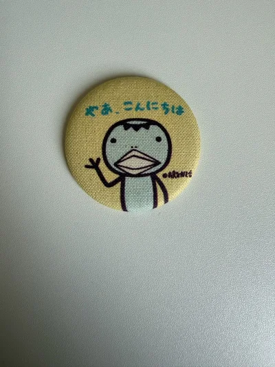 布艺的镜子拿到手就很温暖的感觉，可爱的河童君增加了镜子的童趣！我最爱的就是可爱的河童君了！绝对是翻包必备！